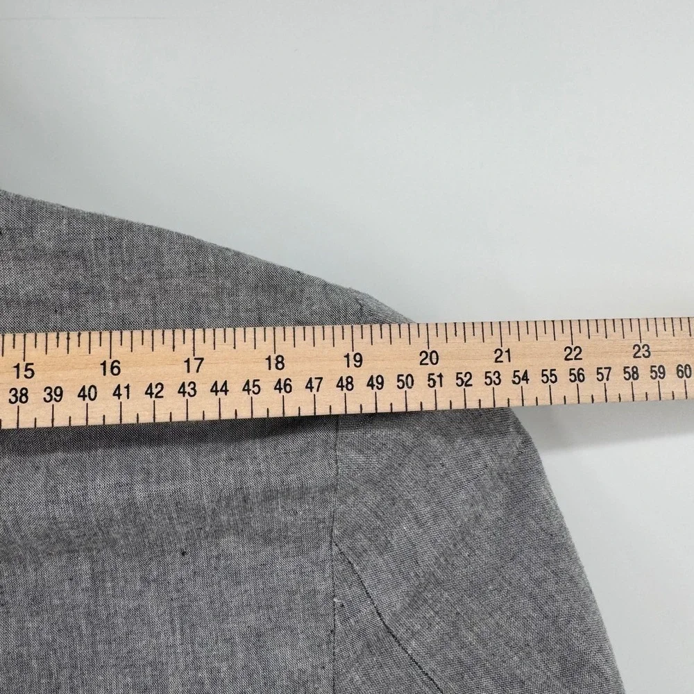 J.Crew Ludlow Slim Blazer 44R Grey Somelos Linen Blend Sport Coat Portugal